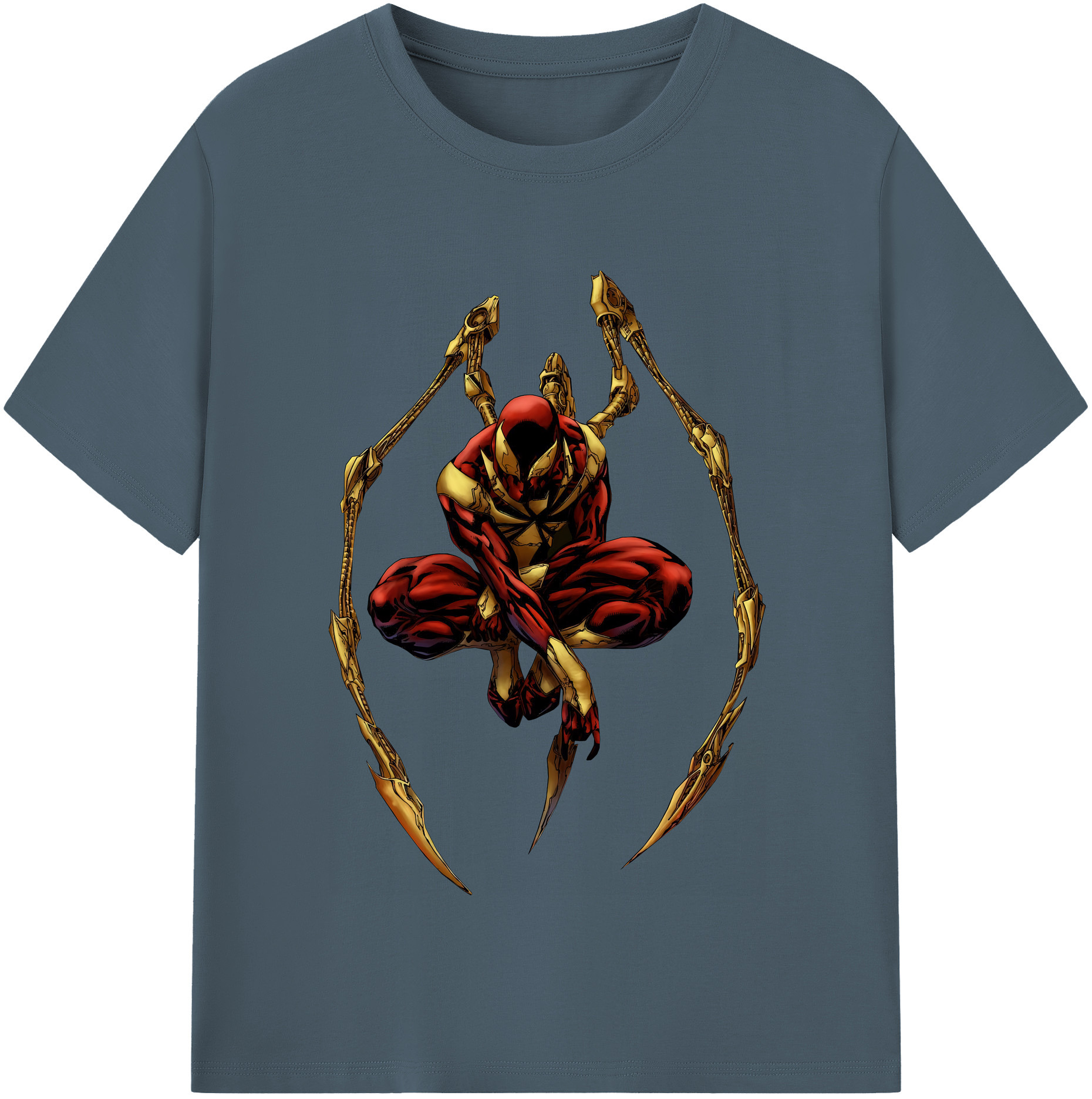 （画像用） Spider Man スパイダーマン 綿100％半袖Tシャツ（フロントプリント）